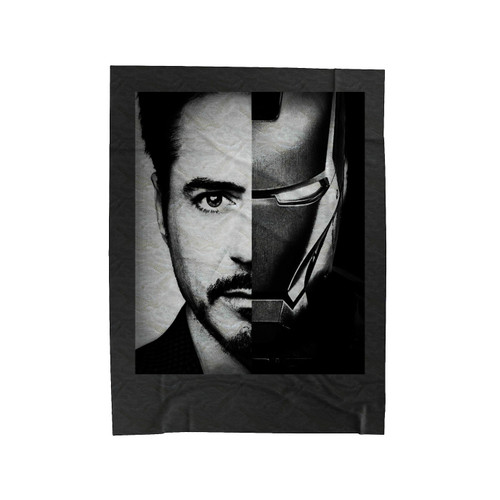 The Avengers Iron Man Robert Downey Jr Velveteen Blanket