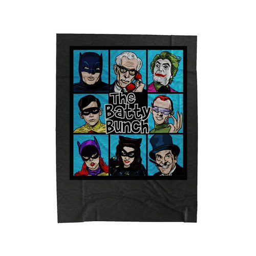 The Batty Bunch Velveteen Blanket