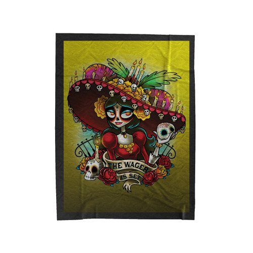 The Book Of Life Before Christmas Velveteen Blanket