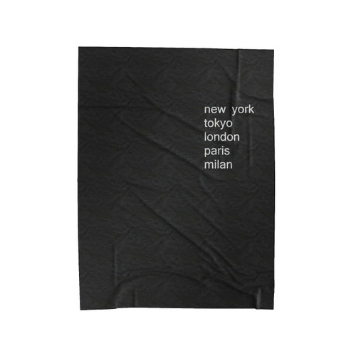 The Cities Velveteen Blanket