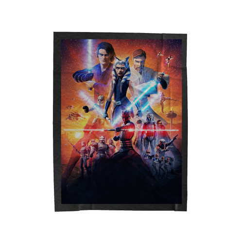 The Clone Wars 2020 Velveteen Blanket