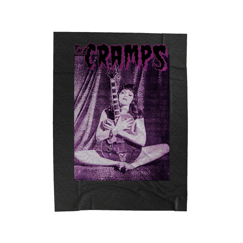 The Cramps Poison Ivy Velveteen Blanket