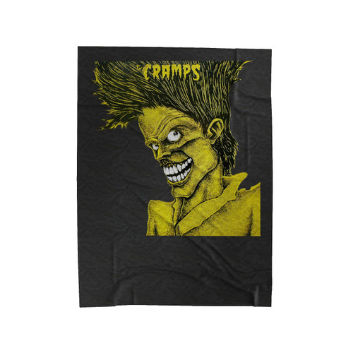 The Cramps Psychobilly Punk Rock Velveteen Blanket
