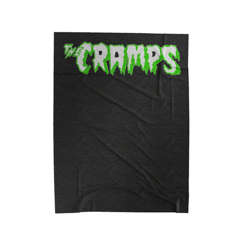 The Cramps Punk Rock Band Crust 80's Retro Logo Velveteen Blanket