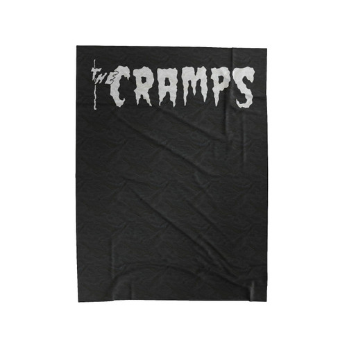 The Cramps Rock Band Logo Velveteen Blanket