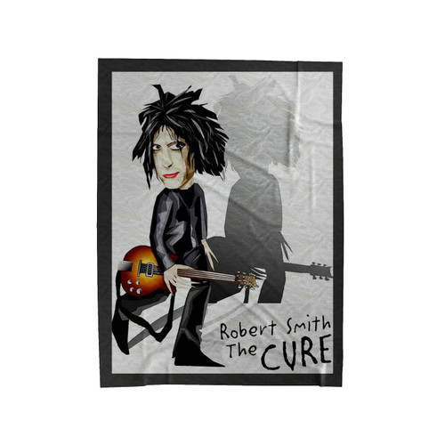 The Cure Toon Of Robert Smith Of The Cure Velveteen Blanket