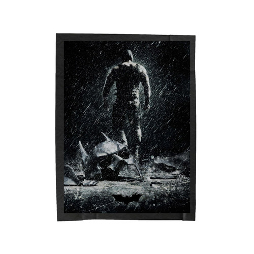 The Dark Knight Rises Batman Movie Velveteen Blanket