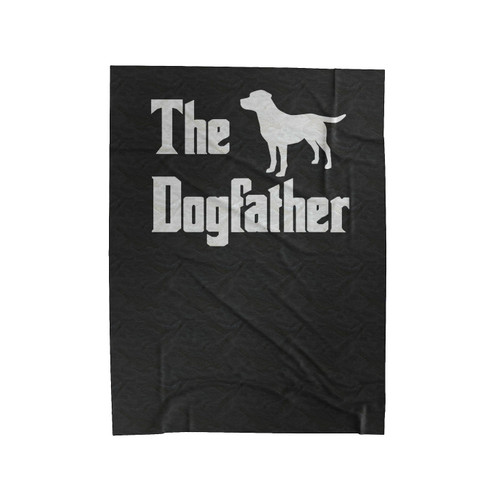 The Dogfather Labrador Retriever Velveteen Blanket