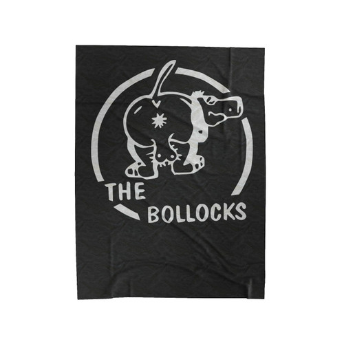 The Dogs Bollocks Funny 1 Velveteen Blanket