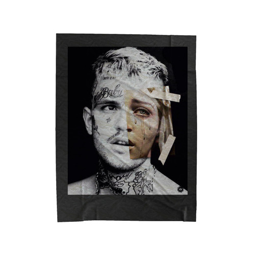 The Evolution Of Lil Peep Velveteen Blanket