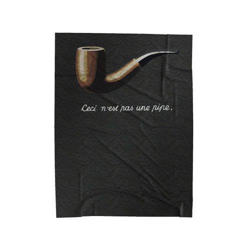 The Fault In Our Stars Ceci N'Est Pas Une Pipe Velveteen Blanket