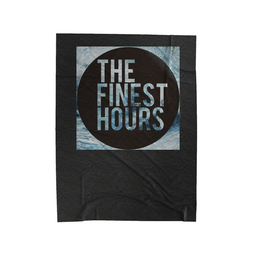 The Finest Hours Typo Velveteen Blanket