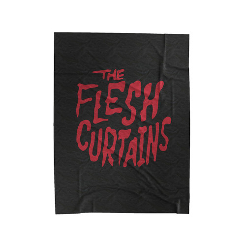 The Flesh Curtains Band Velveteen Blanket