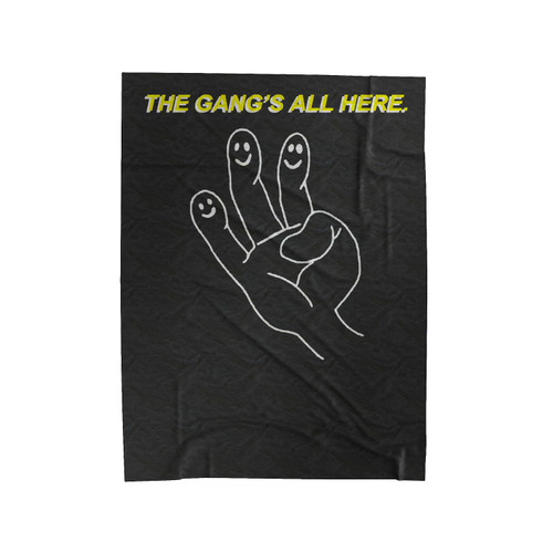 The Gang's All Here Velveteen Blanket