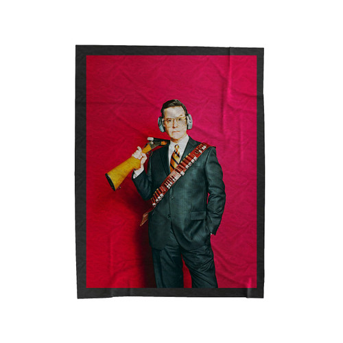 The Great American Warrior Stephen Colbert Velveteen Blanket