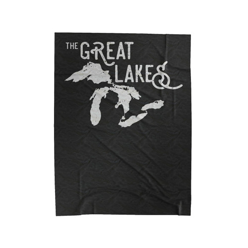 The Great Lakes Velveteen Blanket