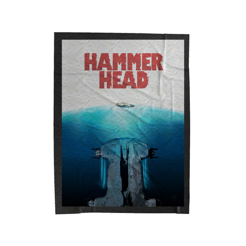 The Hammerhead Jaws Movie Parody Velveteen Blanket