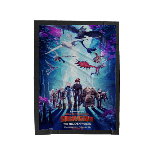 The Hidden World 3 Movie Dragon Velveteen Blanket