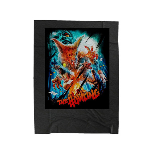 The Howling Film Comic Velveteen Blanket