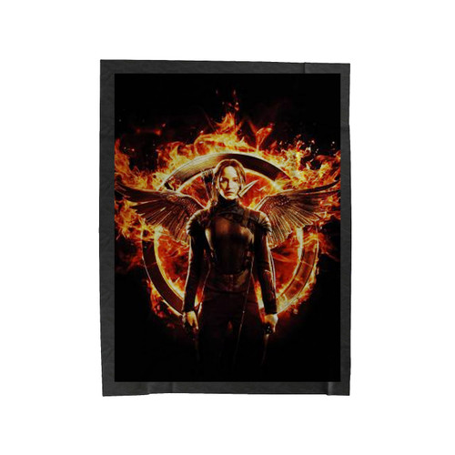 The Hunger Game Mockingjay Movie Velveteen Blanket