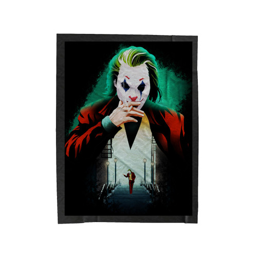 The Joker Head Smoking Velveteen Blanket
