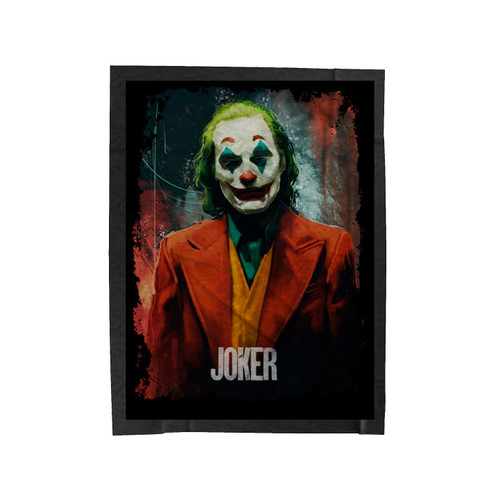 The Joker Joaquin Phoenix Velveteen Blanket