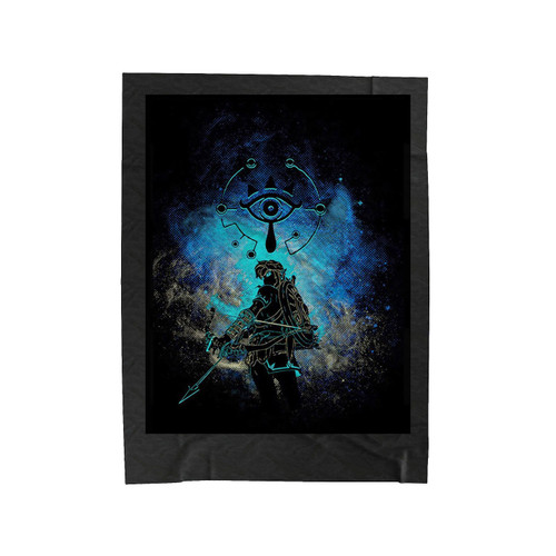 The Legend Of Zelda Breath Of The Wild 1 Velveteen Blanket
