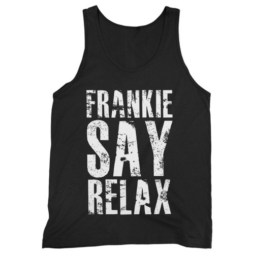 Our cotton frankie say relax men tank top is perfect for those intense workouts in the gym, at practice or pickup games.