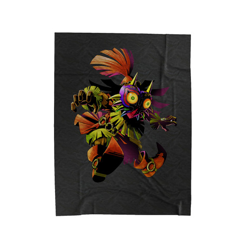 The Legend Of Zelda Majora's Mask Skull Velveteen Blanket