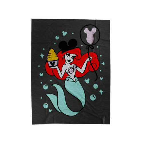 The Little Mermaid 2 Velveteen Blanket