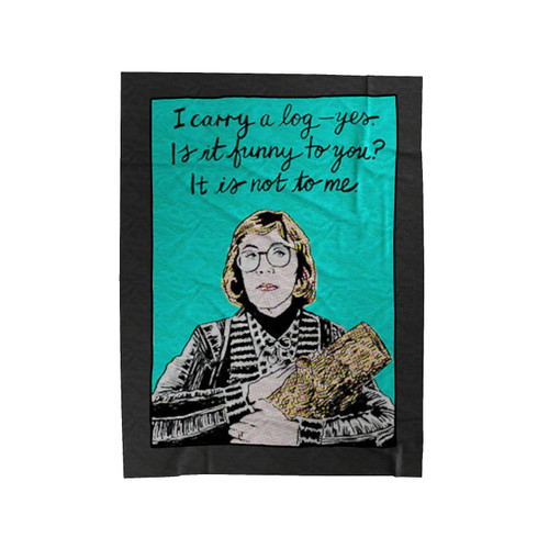 The Log Lady Of Twin Peaks 1 Velveteen Blanket