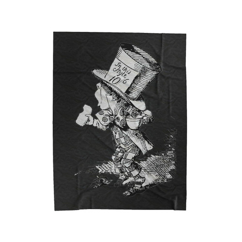 The Mad Hatter Velveteen Blanket