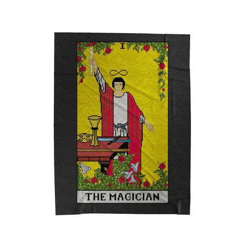 The Magician Tarot Card Velveteen Blanket