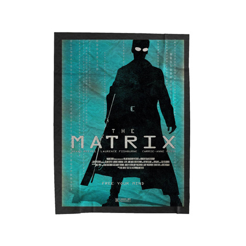 The Matrix Retro Movie Velveteen Blanket