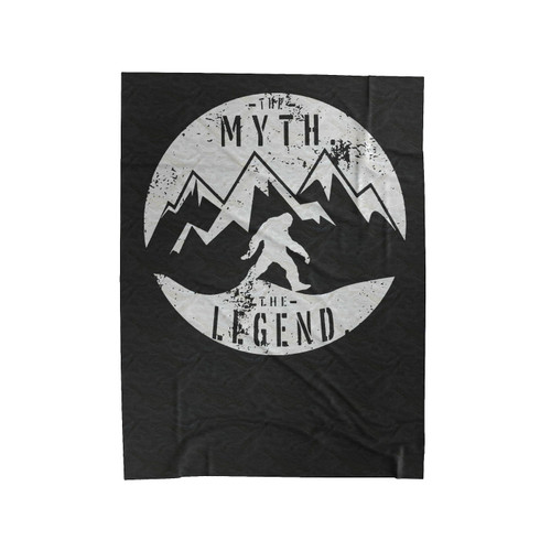 The Myth The Legend Velveteen Blanket