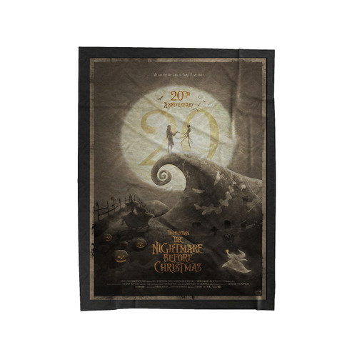 The Nightmare Before Christmas Cover Velveteen Blanket