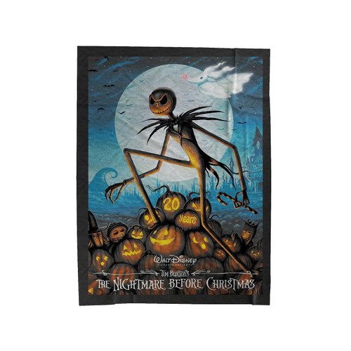 The Nightmare Before Christmas Image Art Velveteen Blanket