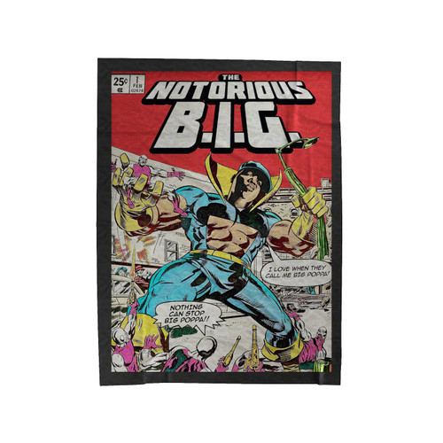 The Notorious Big Vintage Style Music Velveteen Blanket