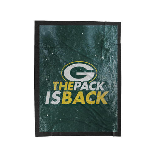 The Pack Is Back Green Bay Packers Velveteen Blanket