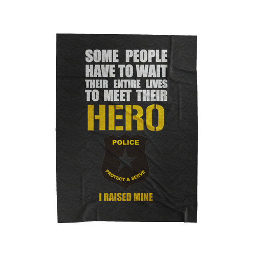 The Police Mom Velveteen Blanket