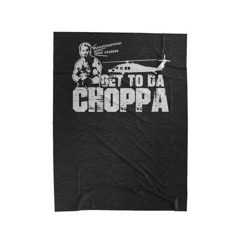 The Predator 2 3 Arnold Schwarzenegger Get To The Da Choppa Chopper Carl Weathers Jesse Ventura Dutch Dillon Blain Shane Black Dvd Velveteen Blanket