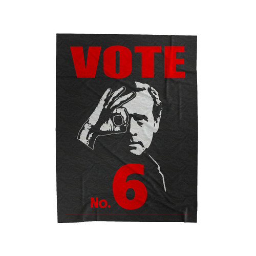 The Prisoner Vote 6 Velveteen Blanket
