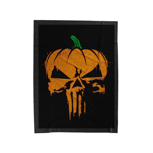 The Pumpkinsher Punisher Velveteen Blanket