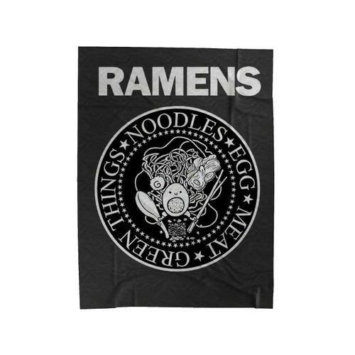 The Ramens Noodles Logo Velveteen Blanket