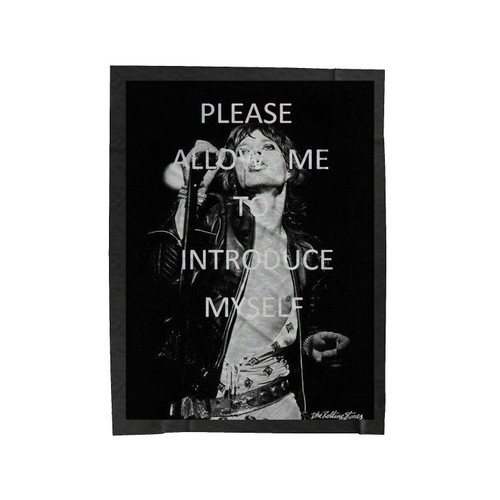 The Rolling Stones Introduce Myself Velveteen Blanket