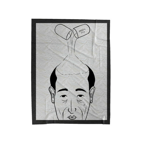The Sad Pill Velveteen Blanket