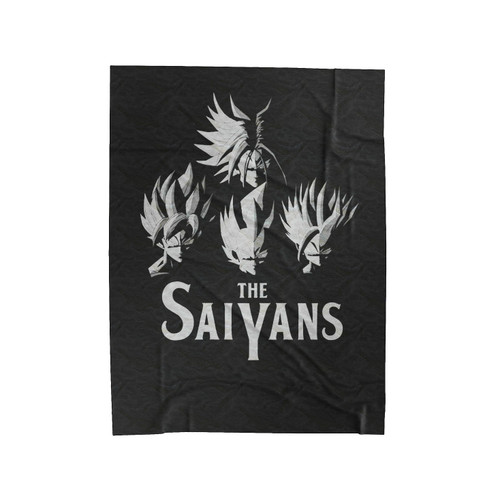 The Saiyans Dragon Ball Z Classic Gamer Velveteen Blanket
