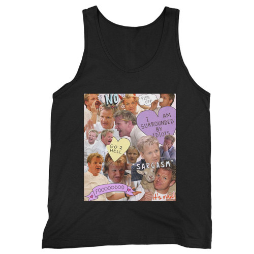 Our cotton gordon ramsey collection men tank top is perfect for those intense workouts in the gym, at practice or pickup games.