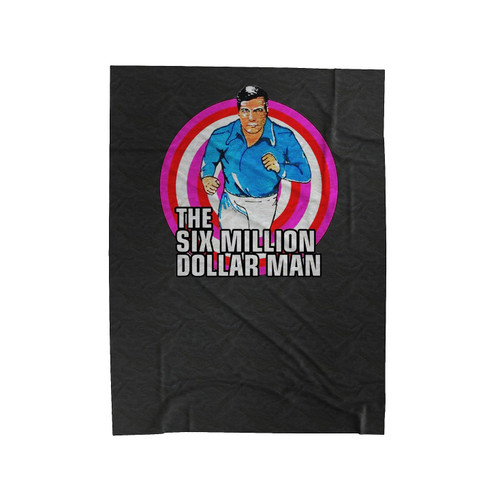 The Six Million Dollar Man Inpired Apocalypse Vintage Velveteen Blanket