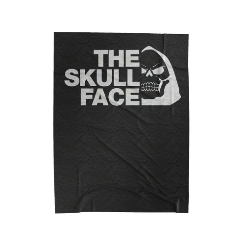 The Skull Face Velveteen Blanket